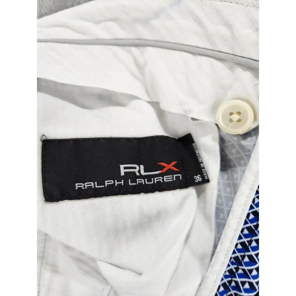 RLX Men’s Ralph Lauren Blue Black‎ Golf Shorts 4 Pockets Size 36 - Silky Soft!